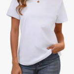 T Shirts for Women,Crew Neck Short Sleeve Summer Shirts